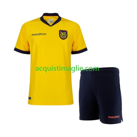 Divisa di Calcio Ecuador Bambino Prima Mondiali 2026